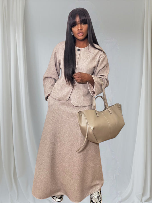Ensemble long oversize chic et confortable