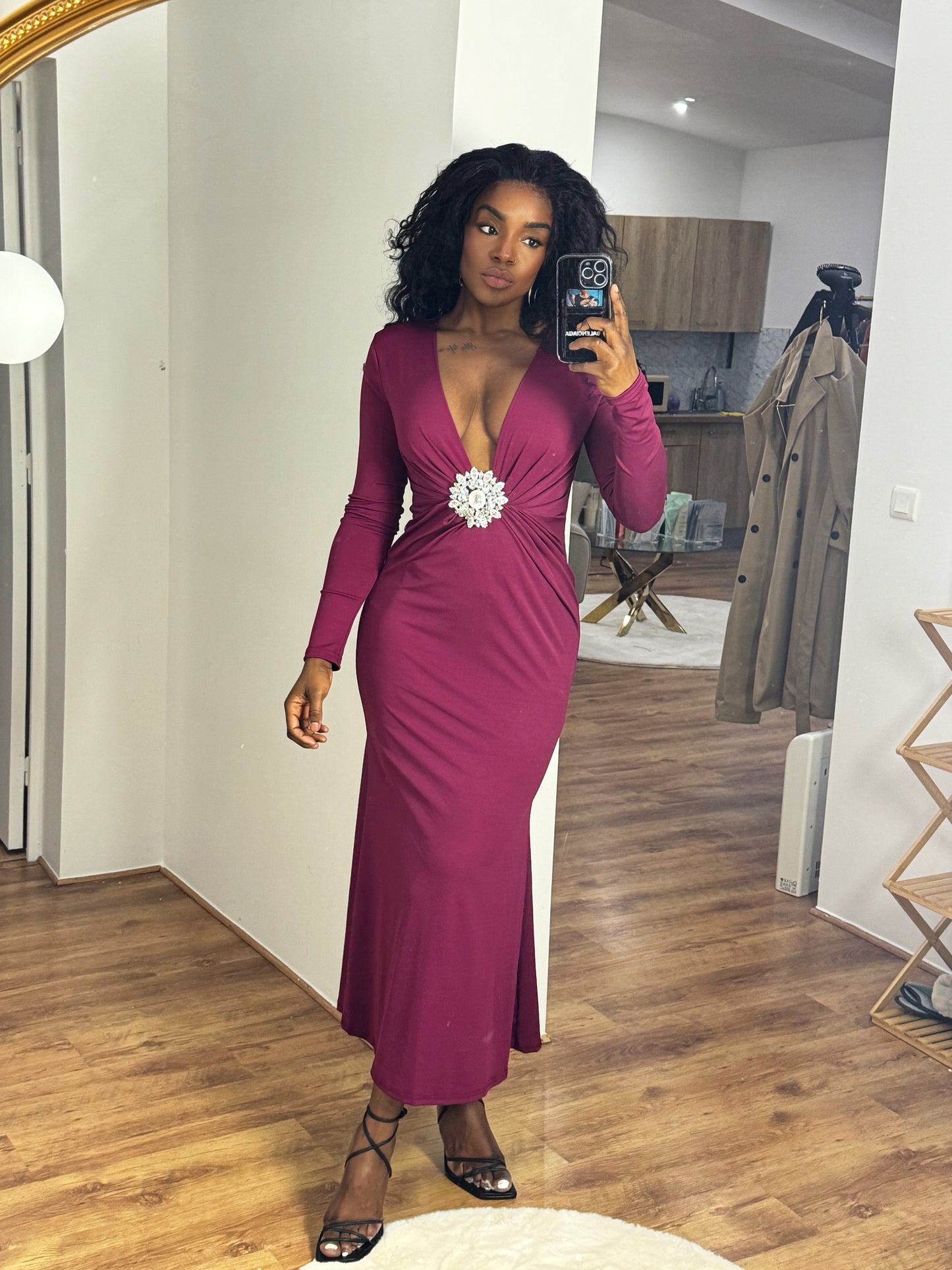 Robe Longue Fuchsia