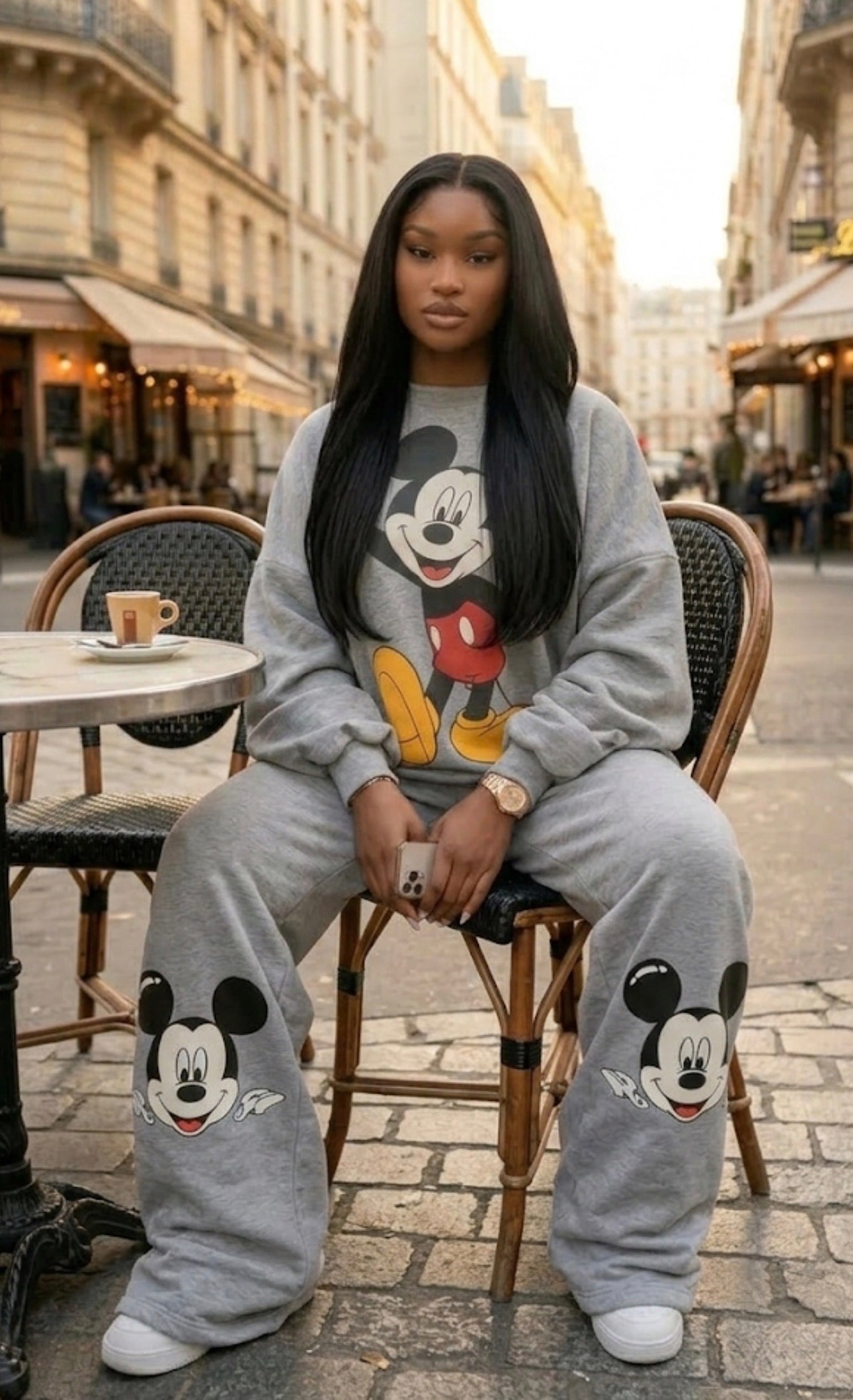 Pre commande Ensemble Mickey Oversize – Confort & Style Urbain