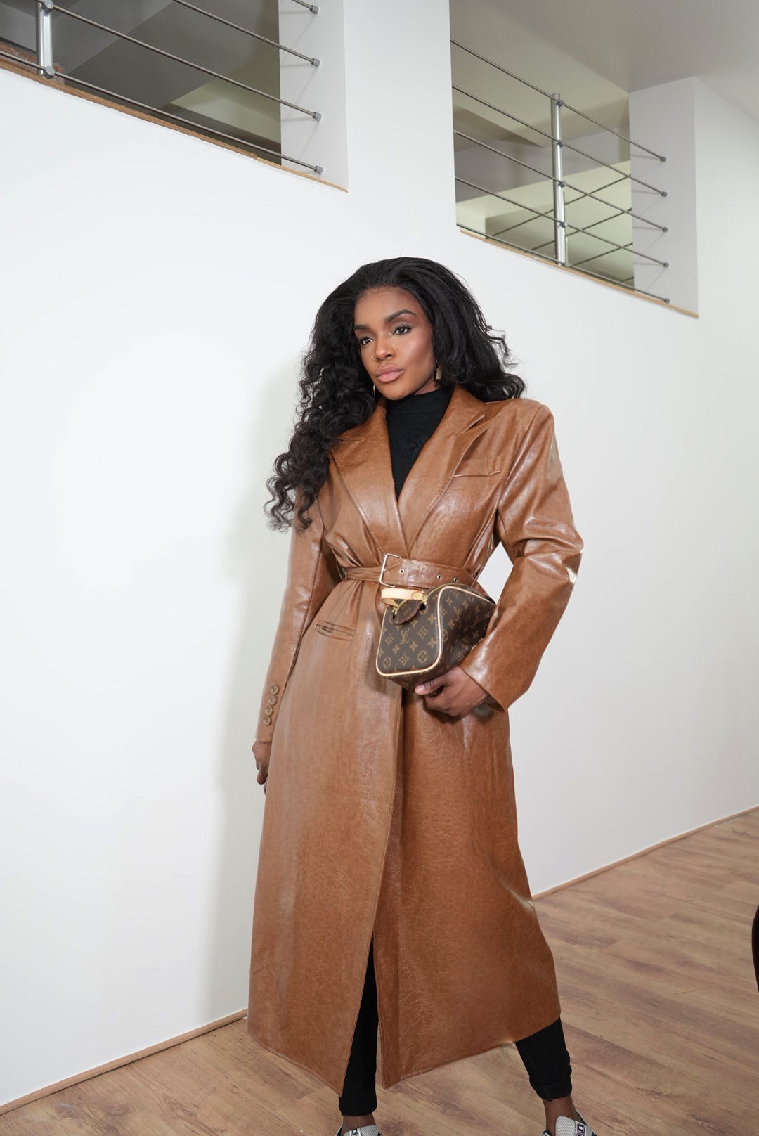 Manteau Long Caramel