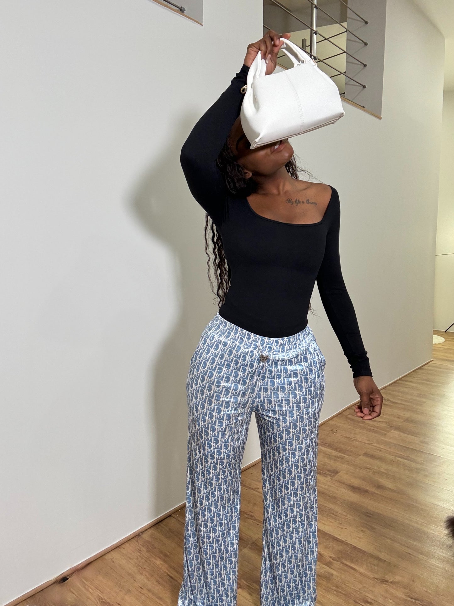 Pantalon velvet hologram