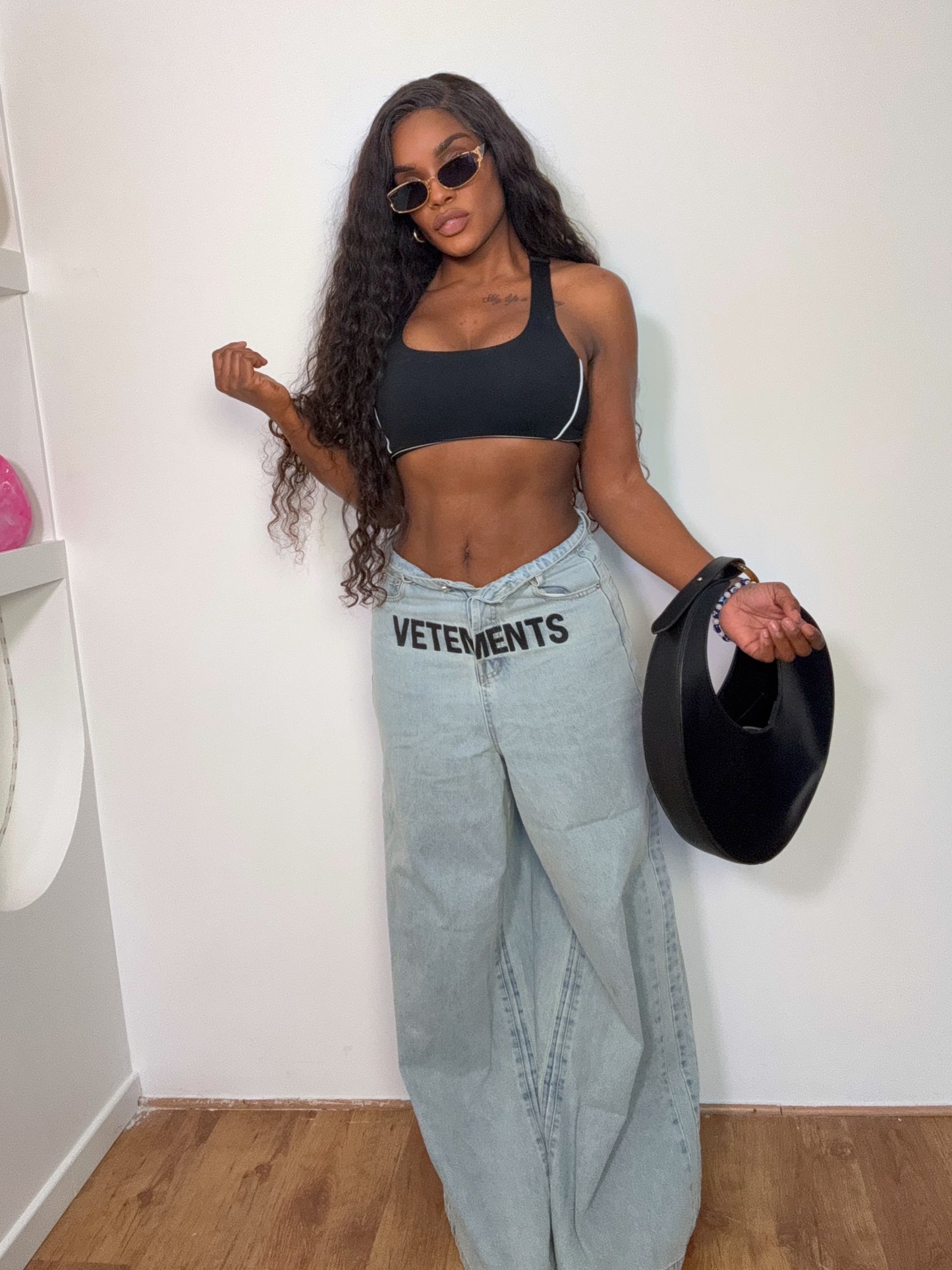 Jeans vêtements oversize