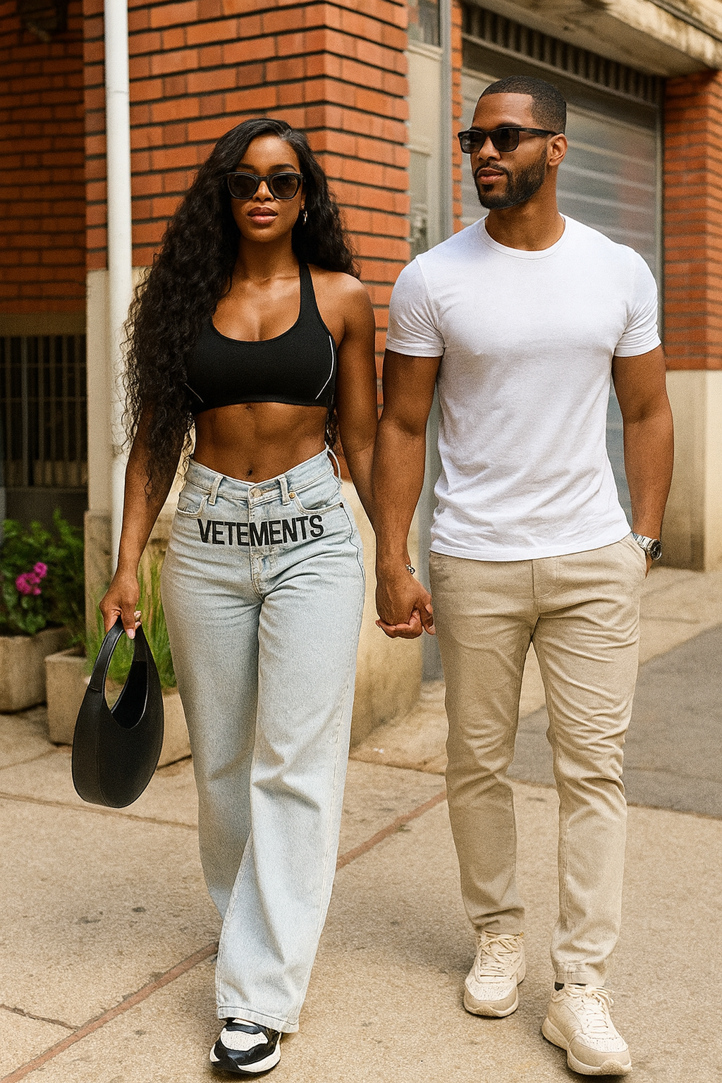 Jeans vêtements oversize