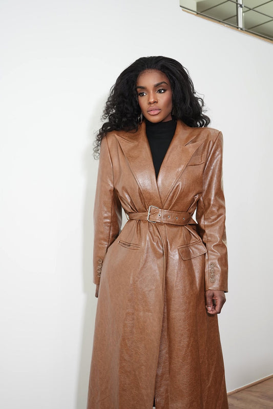Manteau Long  Caramel