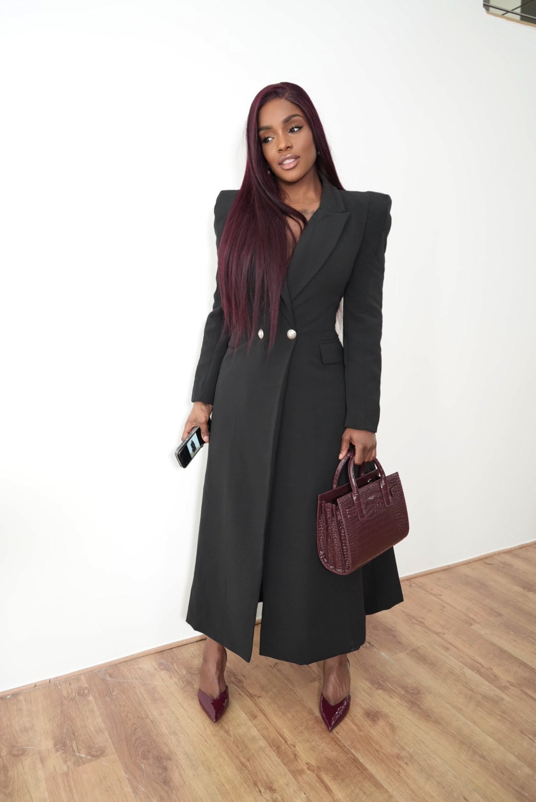 Manteau Long Blazer studio