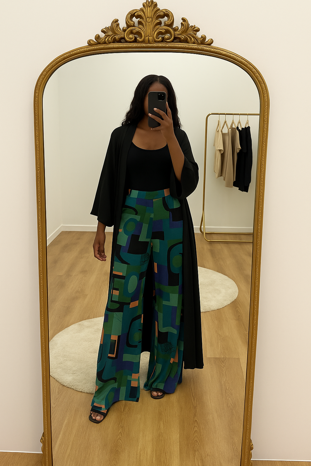 Pantalon Palazzo Graphique