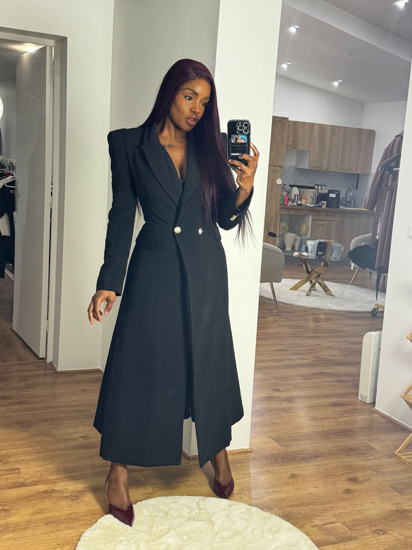 Manteau Long Blazer studio