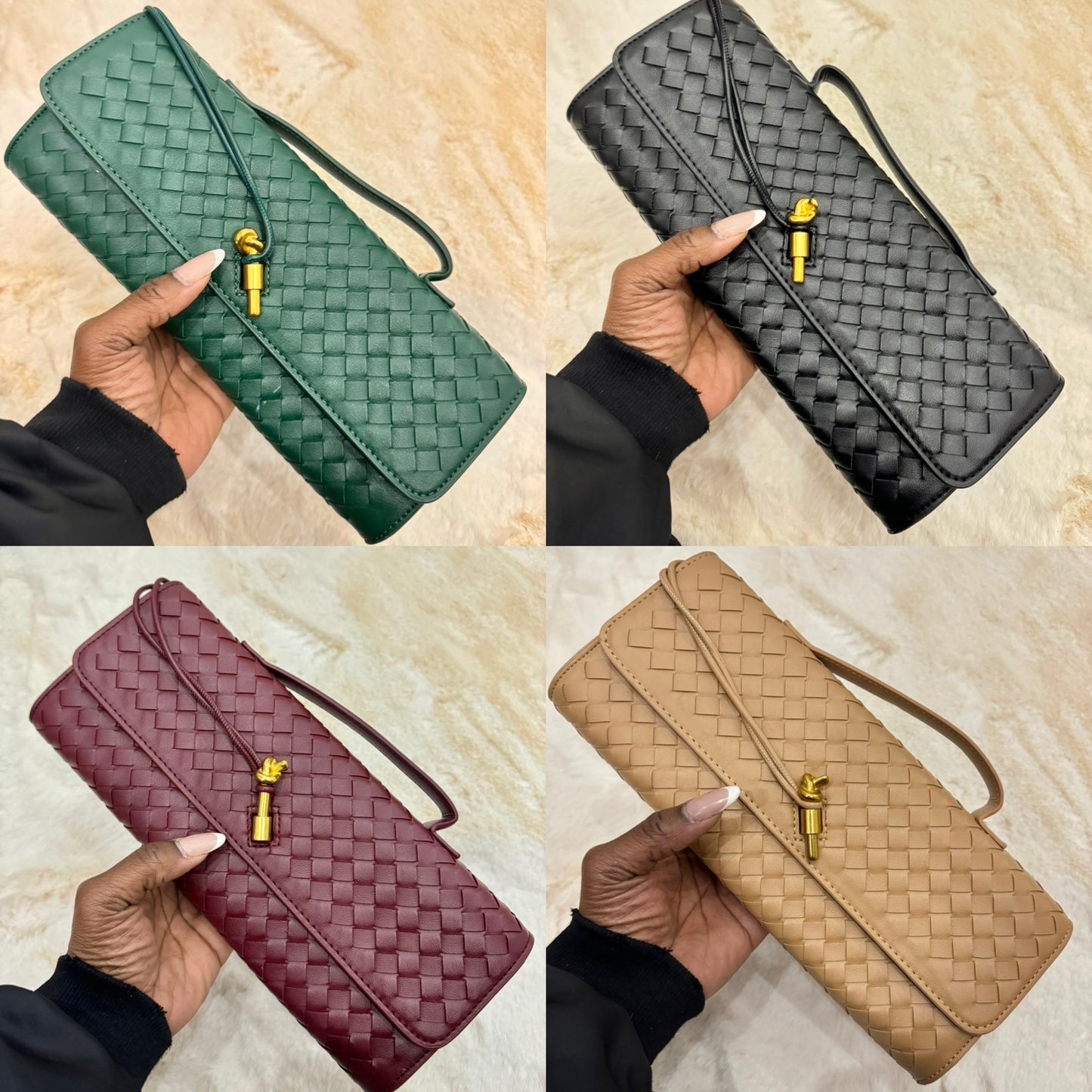 Pochette tressée Charly