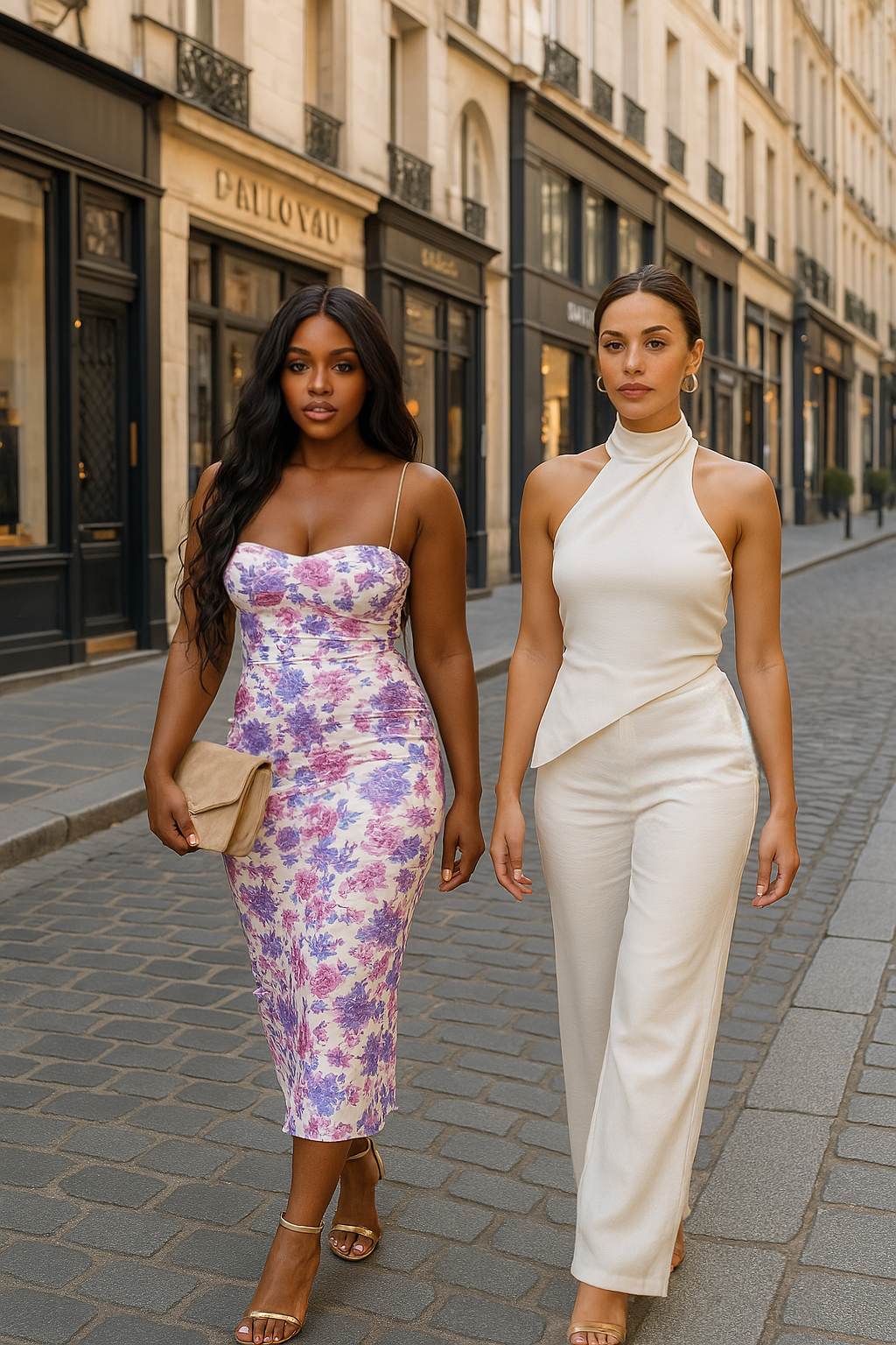 Robe Midi Fleurie - Élégance Parisienne