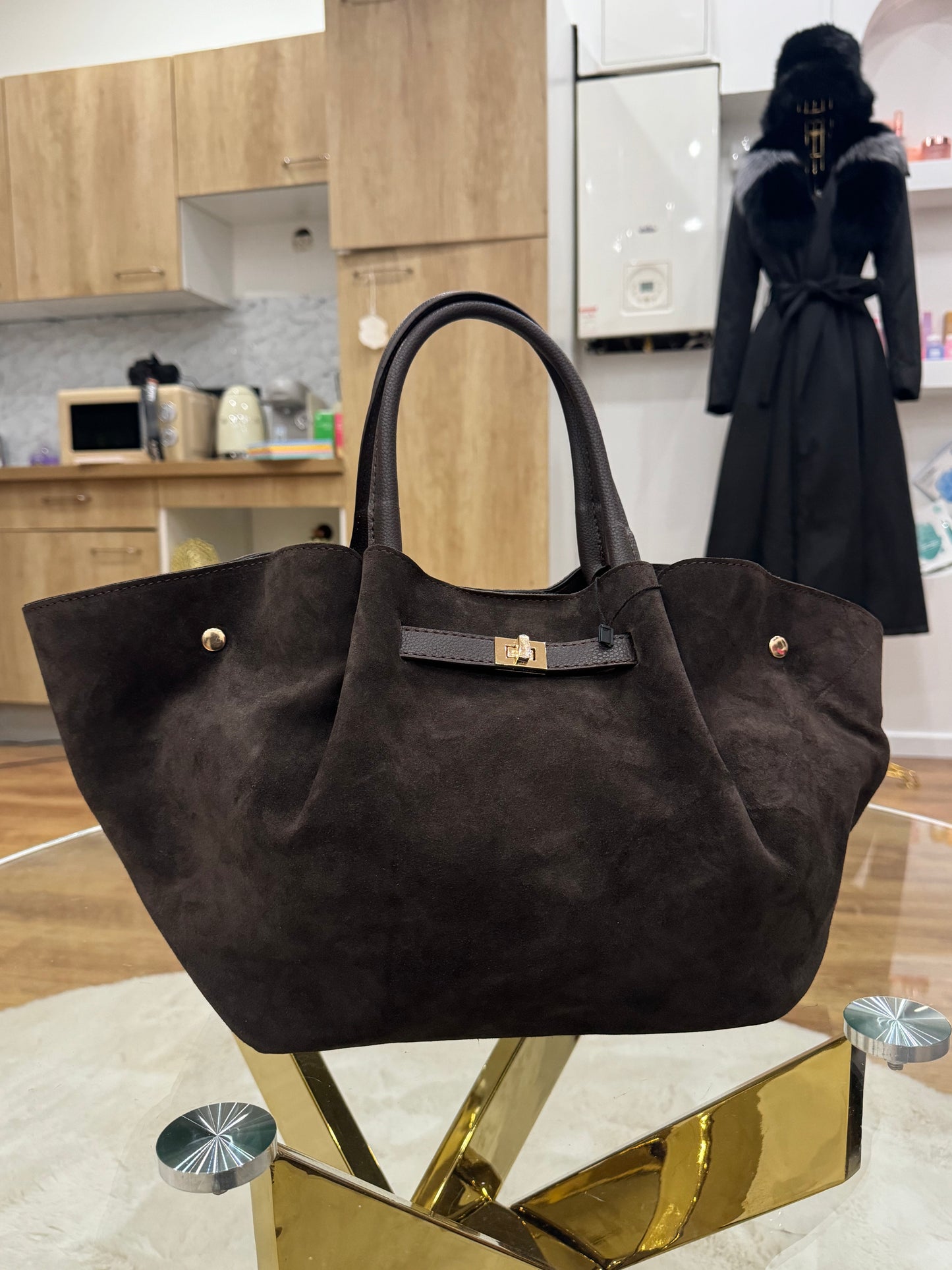 Sac Cabas en Daim