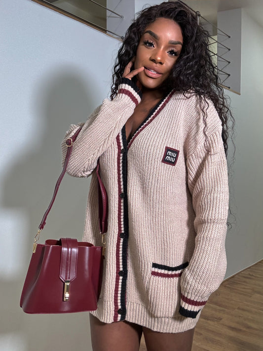 Maxi gilet oversize écusson (dupe parfait )