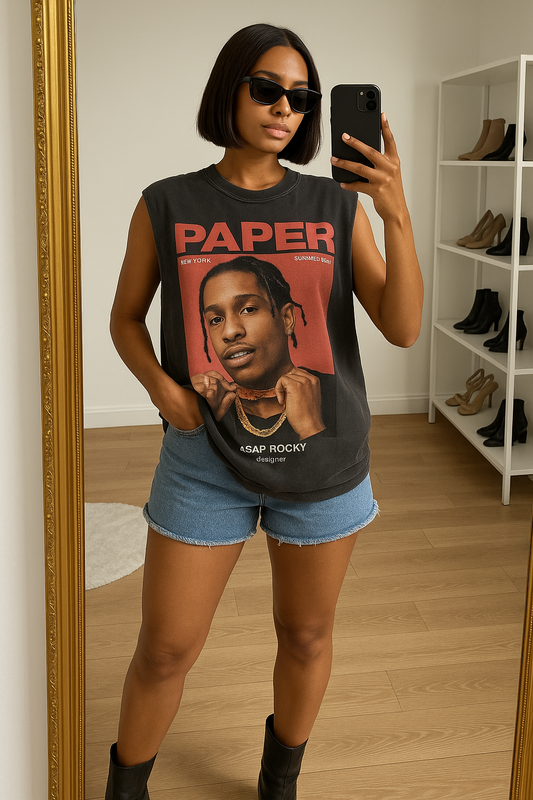 Débardeur Oversize “PAPER x A$AP Rocky” – Mixte