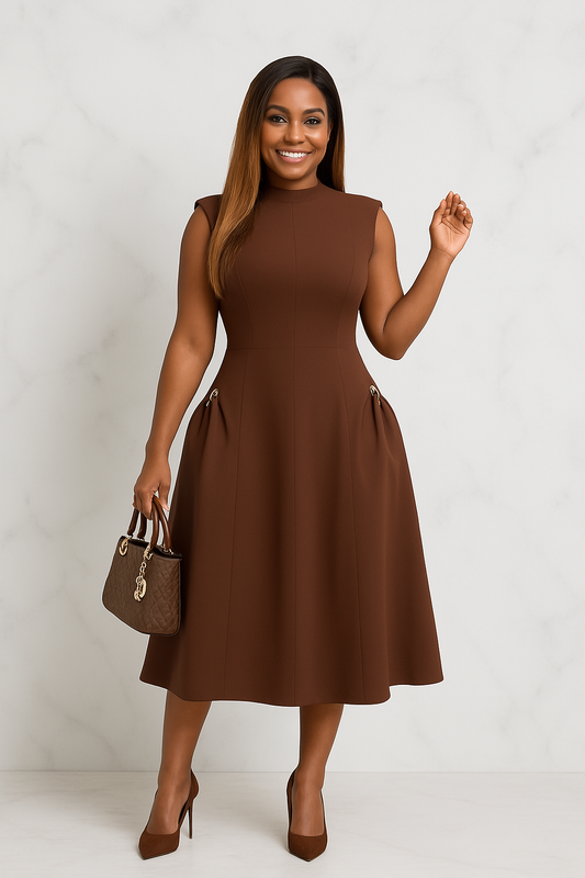 Robe chocolats élégante