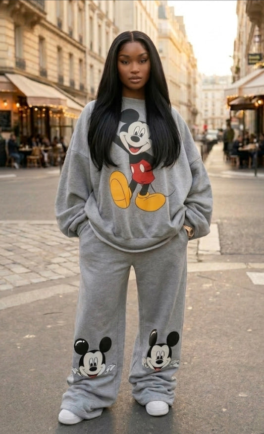 Pre commande Ensemble Mickey Oversize – Confort & Style Urbain