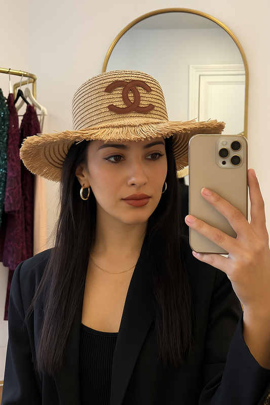 Chapeau rafia inspi
