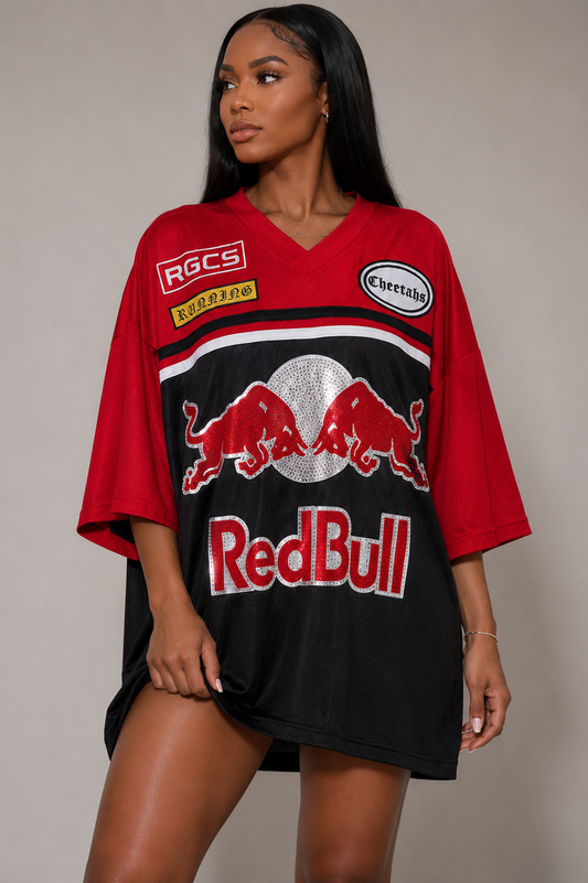 T-shirt Oversize Racing Strass ✨REDBULL