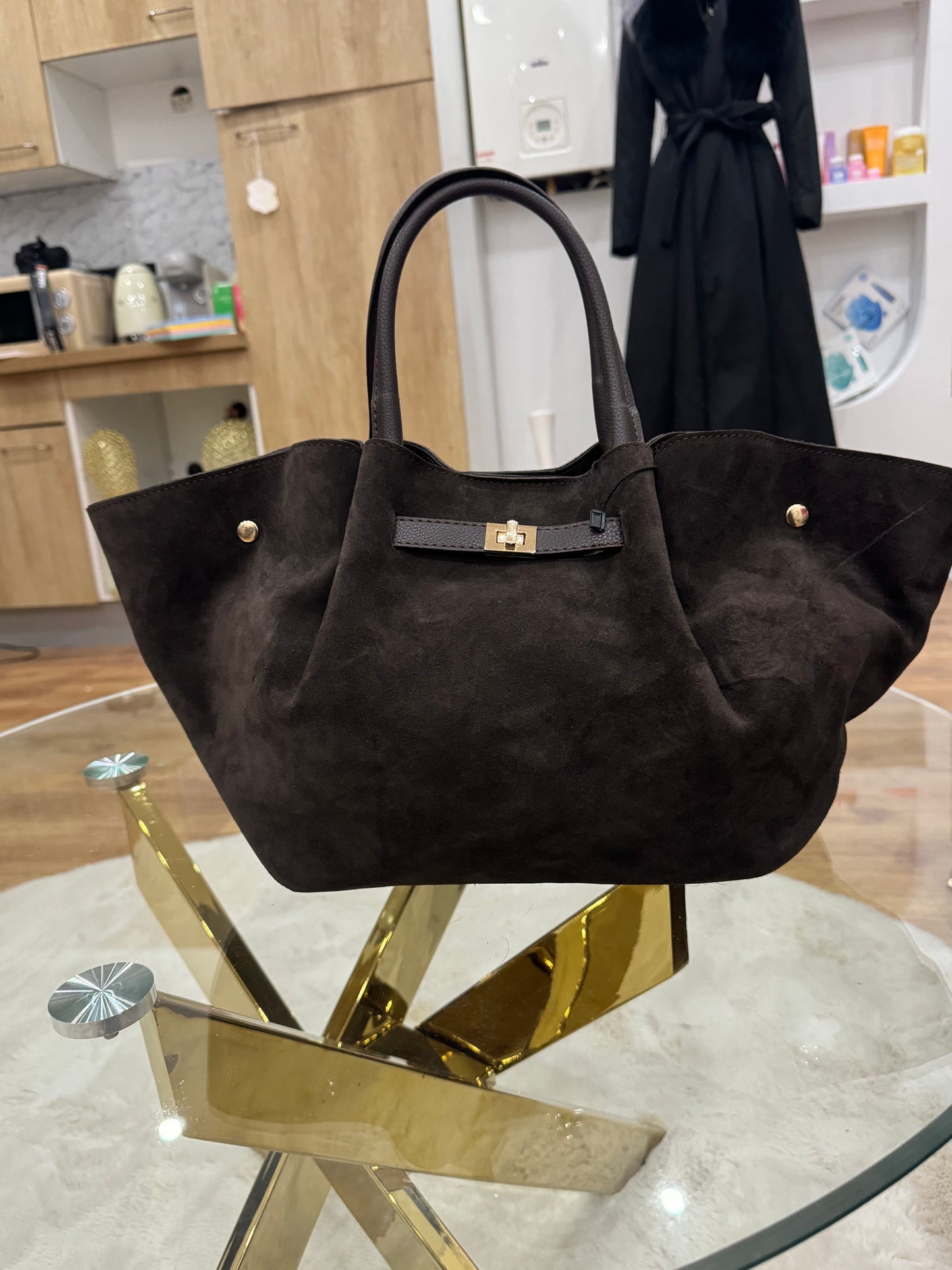 Sac Cabas en Daim